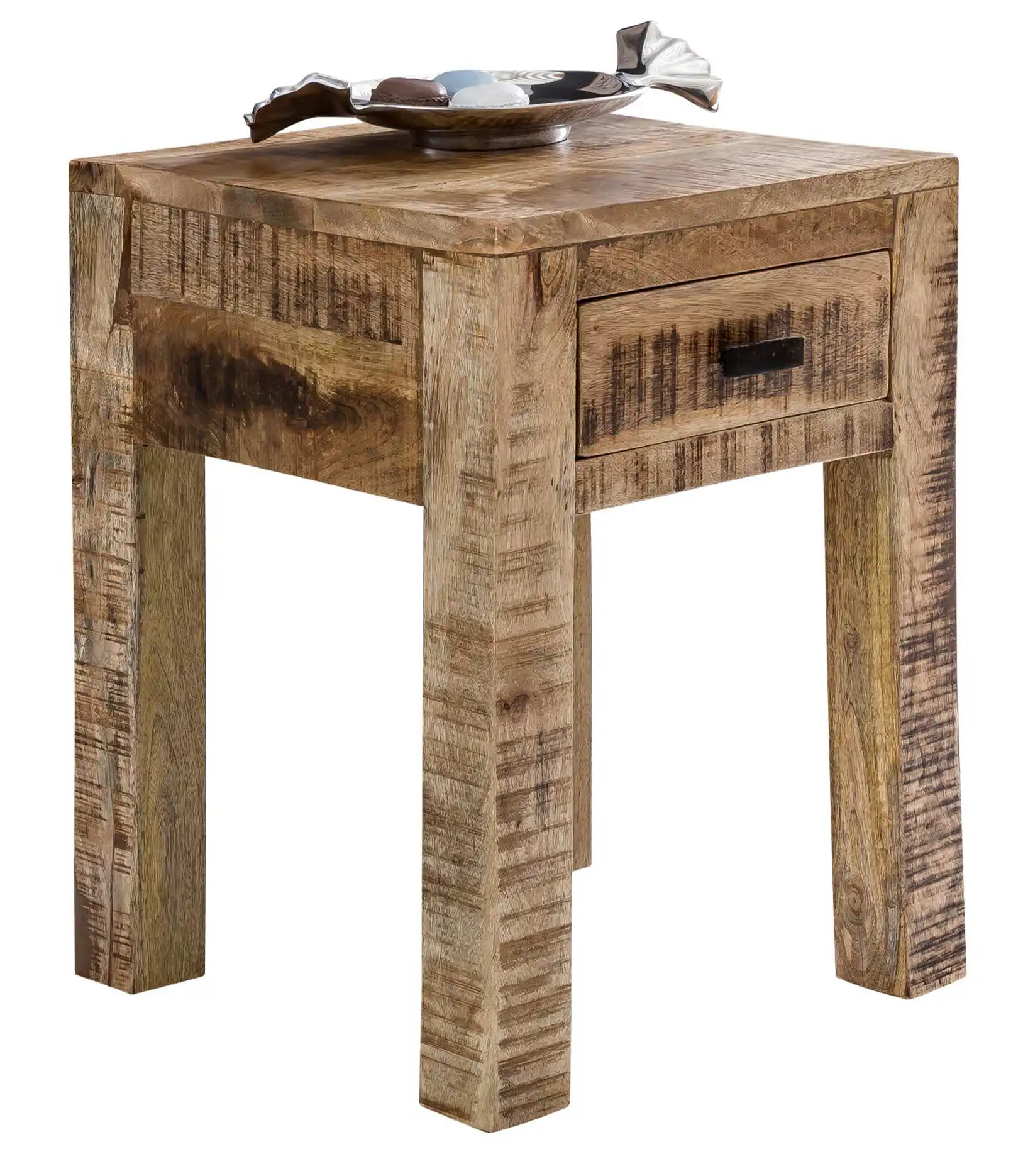 Wooden Side Table with 1 Drawer - popular handicrafts